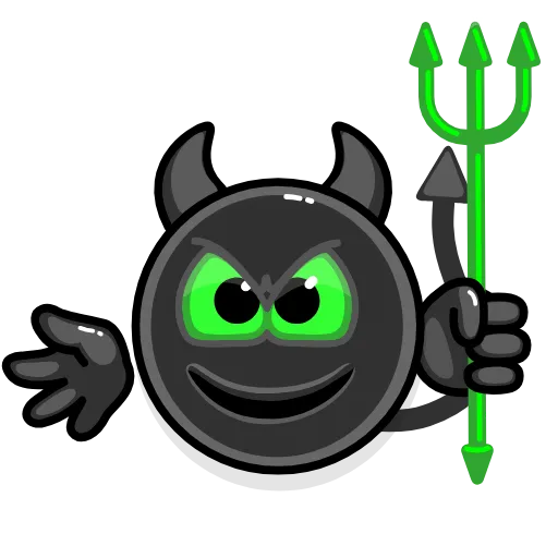 😈 Эмодзи «Toxic koloboks Mini» для Telegram