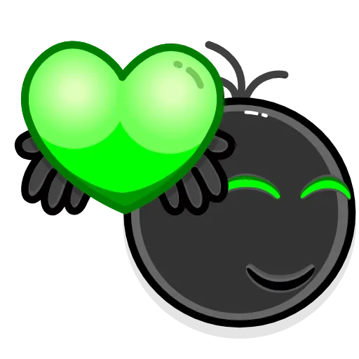 💚 Эмодзи «Toxic koloboks Mini» для Telegram