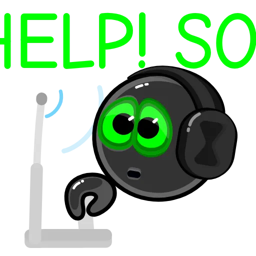 🆘 Эмодзи «Toxic koloboks Mini» для Telegram