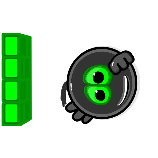 🧱 Эмодзи «Toxic koloboks Mini» для Telegram
