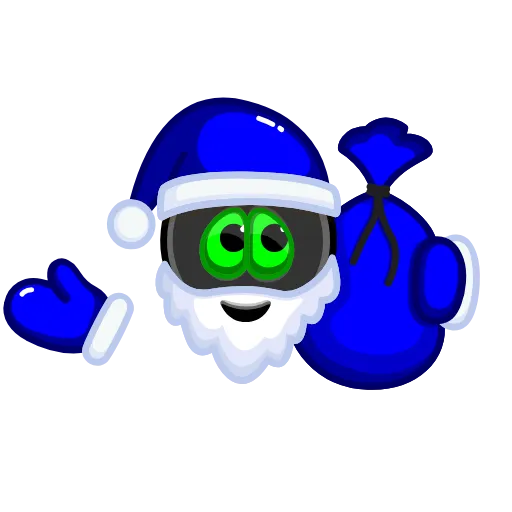 🎅 Эмодзи «Toxic koloboks Mini» для Telegram