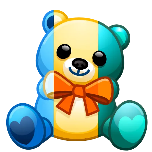 🧸 Эмодзи «#animals #animated» для Telegram