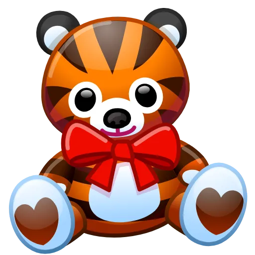 🧸 Эмодзи «#animals #animated» для Telegram