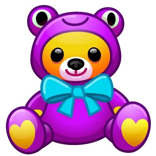 🧸 Эмодзи «#animals #animated» для Telegram