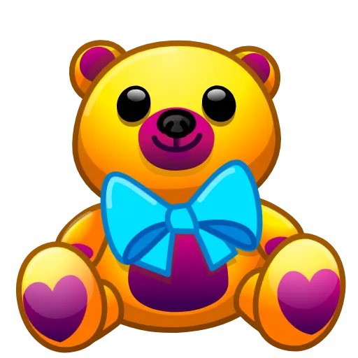 🧸 Эмодзи «#animals #animated» для Telegram