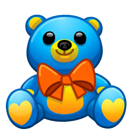 🧸 Эмодзи «#animals #animated» для Telegram