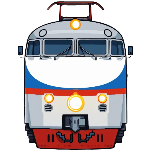 🚅 Эмодзи «👶 Поезда - векторный пак» для Telegram