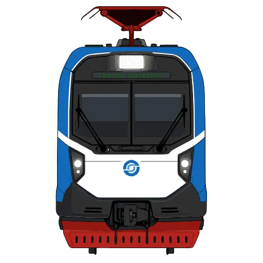 🚃 Эмодзи «👶 Поезда - векторный пак» для Telegram