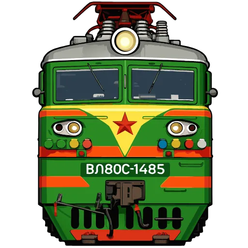 ⚡️ Эмодзи «👶 Поезда - векторный пак» для Telegram