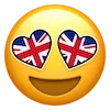 😍 Эмодзи «Travel in the UK - эмодзи Великобритания» для Telegram