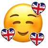 🥰 Эмодзи «Travel in the UK - эмодзи Великобритания» для Telegram