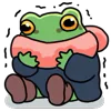 🐸 Эмодзи «👏 Tree Frog - лягушки» для Telegram