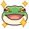 ✨ Эмодзи «👏 Tree Frog - лягушки» для Telegram