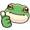 👍 Эмодзи «👏 Tree Frog - лягушки» для Telegram