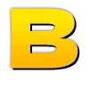 💫 Эмодзи «Жёлтые буквы, русские и английские» для Telegram