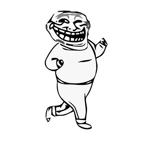 🚶‍♂️ Эмодзи «Troll» для Telegram