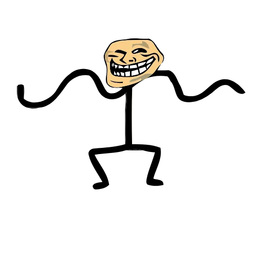 😂 Эмодзи «Troll» для Telegram