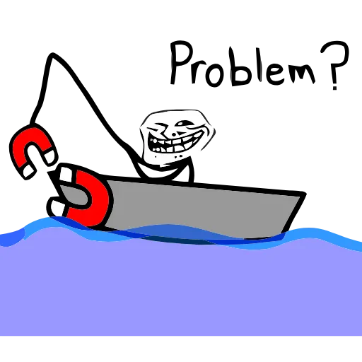 🧲 Эмодзи «Troll» для Telegram
