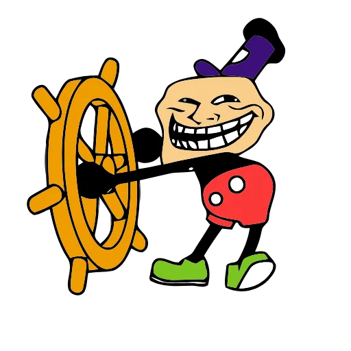 Стикерпак Troll для Telegram