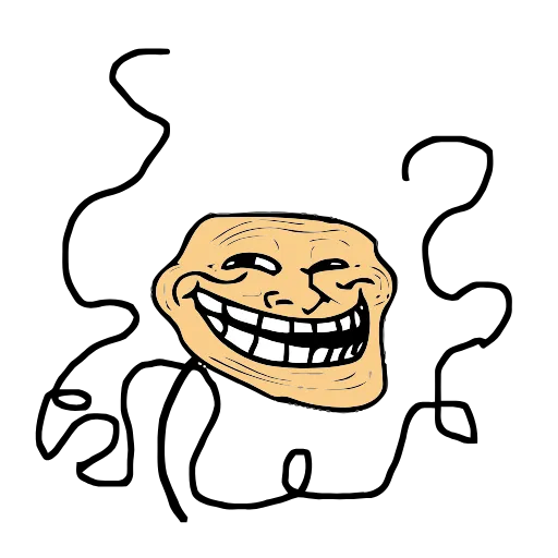 😆 Эмодзи «Troll» для Telegram