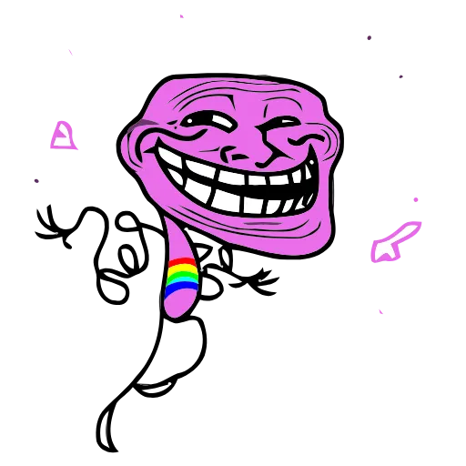 🏳️‍🌈 Эмодзи «Troll» для Telegram