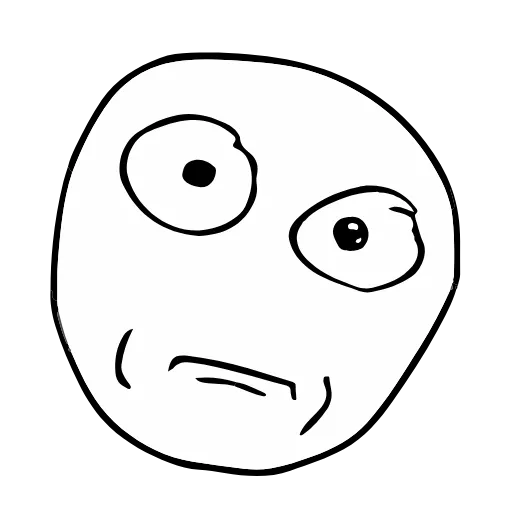 😑 Эмодзи «Trollface» для Telegram