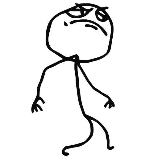 😤 Эмодзи «Trollface» для Telegram