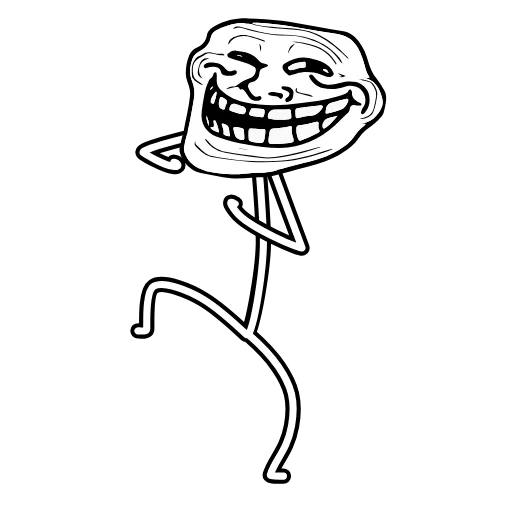 😁 Эмодзи «Trollface» для Telegram