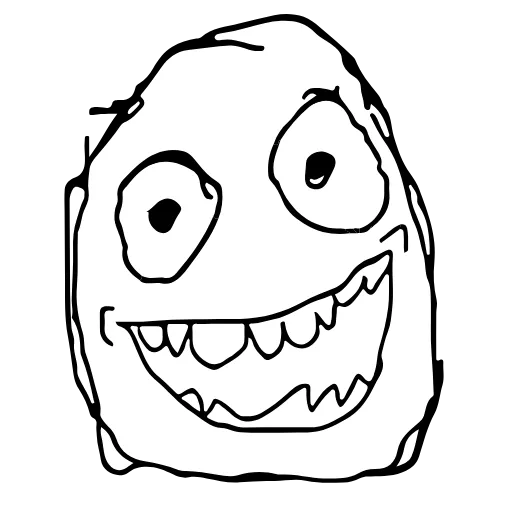 ☺️ Эмодзи «Trollface» для Telegram