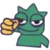 👊 Эмодзи «🐸 Trovo ➤» для Telegram