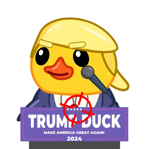 Эмодзи Трамп уточка для Telegram — скачать