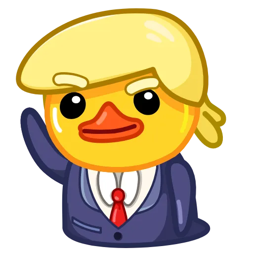 👋 Эмодзи «Трамп уточка» для Telegram