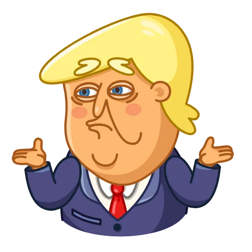 🤷‍♂️ Эмодзи «Trump» для Telegram