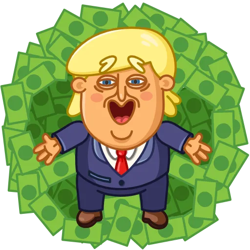 🤑 Эмодзи «Trump» для Telegram