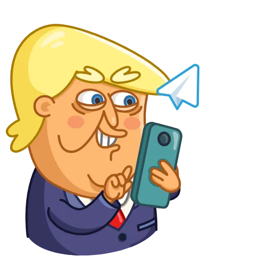 ✉️ Эмодзи «Trump» для Telegram