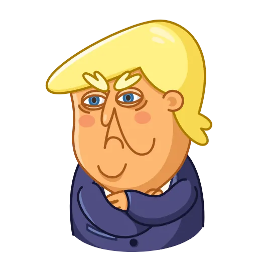😠 Эмодзи «Trump» для Telegram