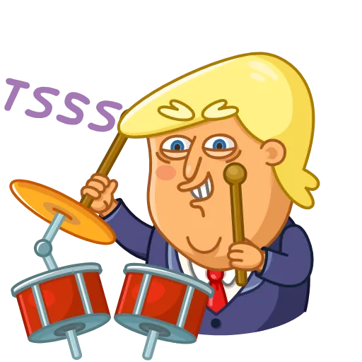 🥁 Эмодзи «Trump» для Telegram
