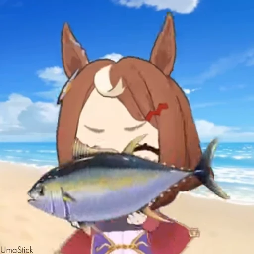 🐟 Стикер «Tsurumaru Tsuyoshi» для Telegram