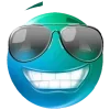 😎 Эмодзи «Бирюзовые эмодзи» для Telegram