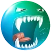 🤬 Эмодзи «Бирюзовые эмодзи» для Telegram