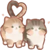 🥴 Эмодзи «Cats #cat #cute #girl #animal» для Telegram