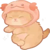 😴 Эмодзи «Cats #cat #cute #girl #animal» для Telegram