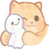 🤗 Эмодзи «Cats #cat #cute #girl #animal» для Telegram