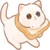 🍞 Эмодзи «Cats #cat #cute #girl #animal» для Telegram