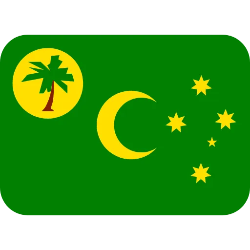 🇨🇨 Эмодзи «Twemoji Flags - два пака с векторными флагами» для Telegram