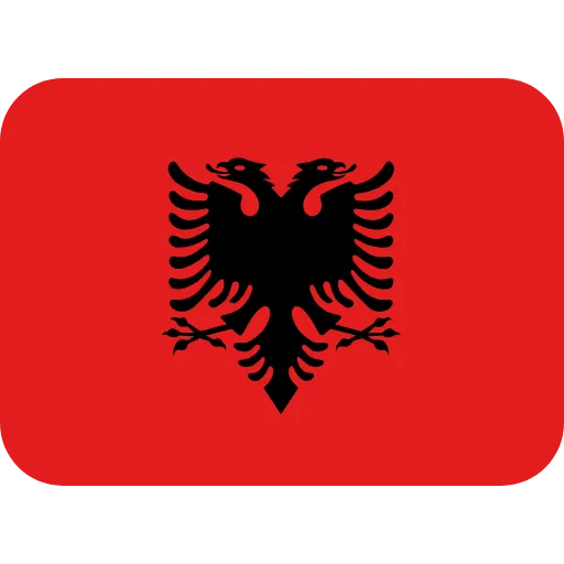 🇦🇱 Эмодзи «Twemoji Flags - два пака с векторными флагами» для Telegram