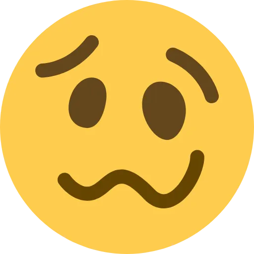 🥴 Эмодзи «Twemoji Smileys» для Telegram