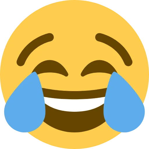 😂 Эмодзи «Twemoji Smileys» для Telegram