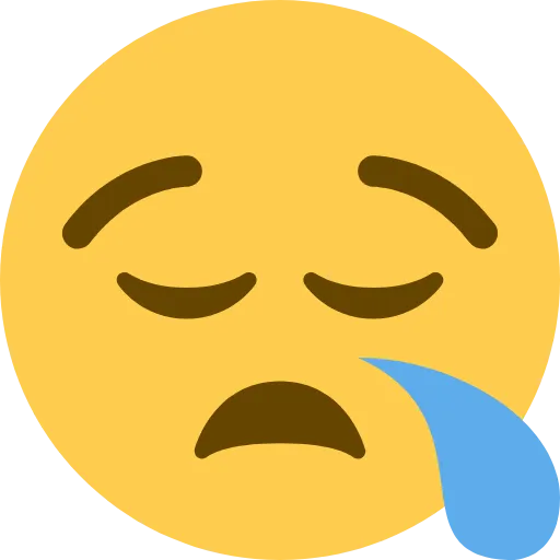 😪 Эмодзи «Twemoji Smileys» для Telegram