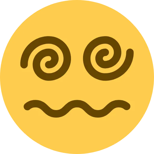 😵‍💫 Эмодзи «Twemoji Smileys» для Telegram